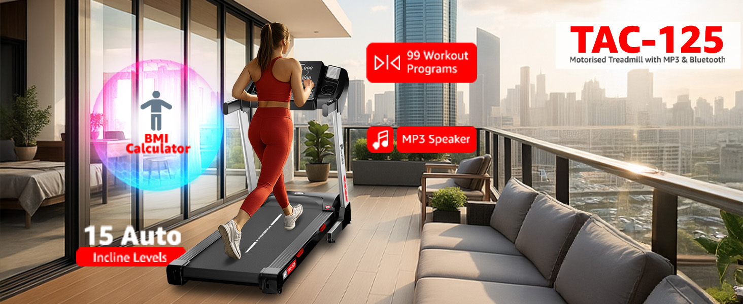 TAC-125 AC Motorised Treadmill