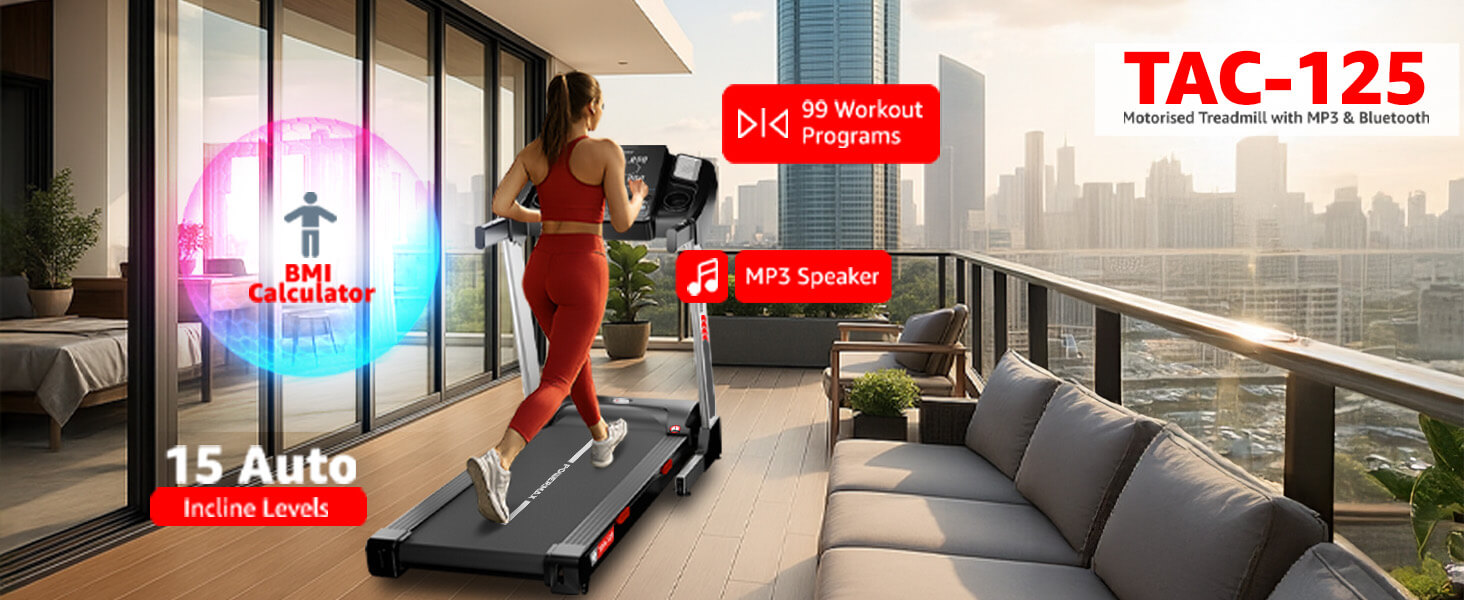 TAC-125 AC Motorised Treadmill