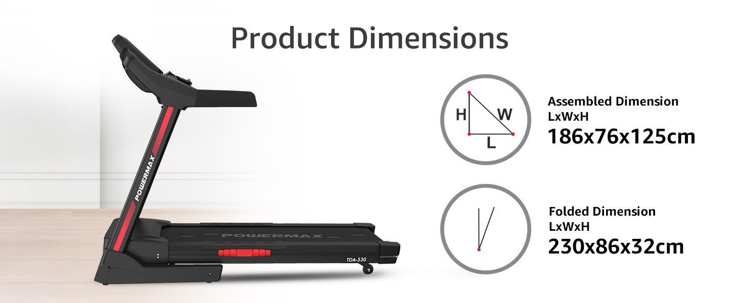 TDA-330 Motorized Treadmill with Cooling Fan