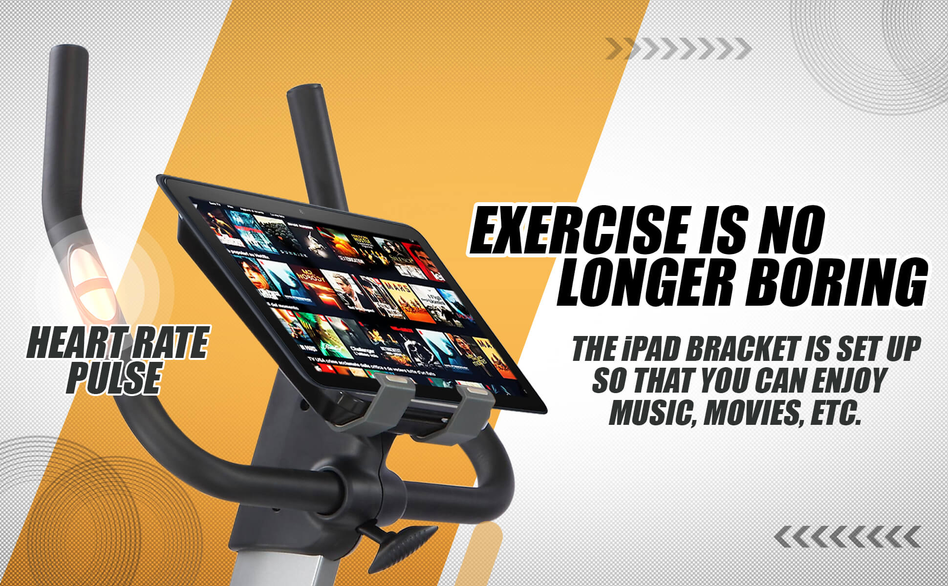 PowerMax Fitness BU-740 Upright Exercise Bike with Hand Pulse