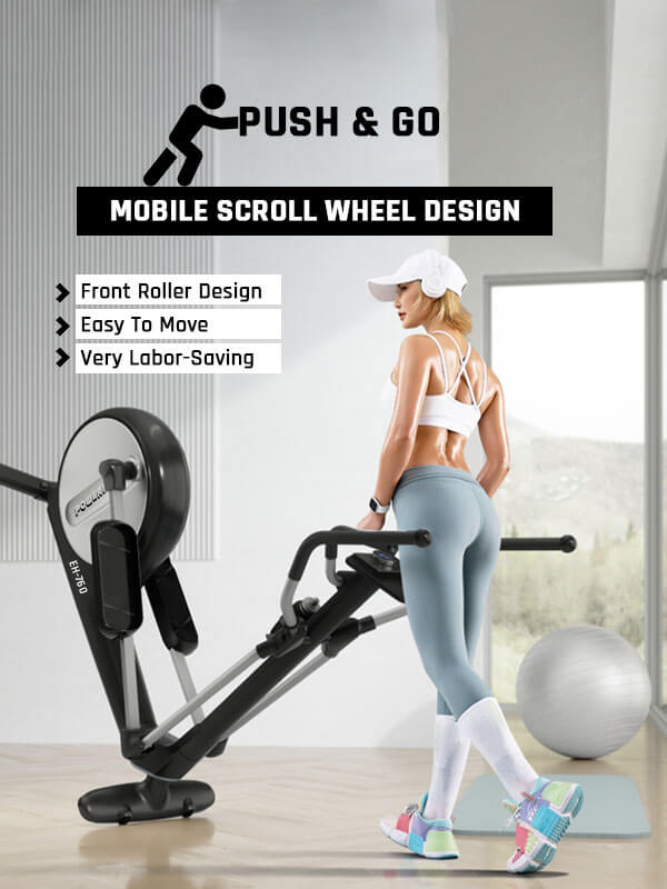 Buy Powermax Fitness EH-760 Elliptical Cross Trainer with Water Bottle Cage
