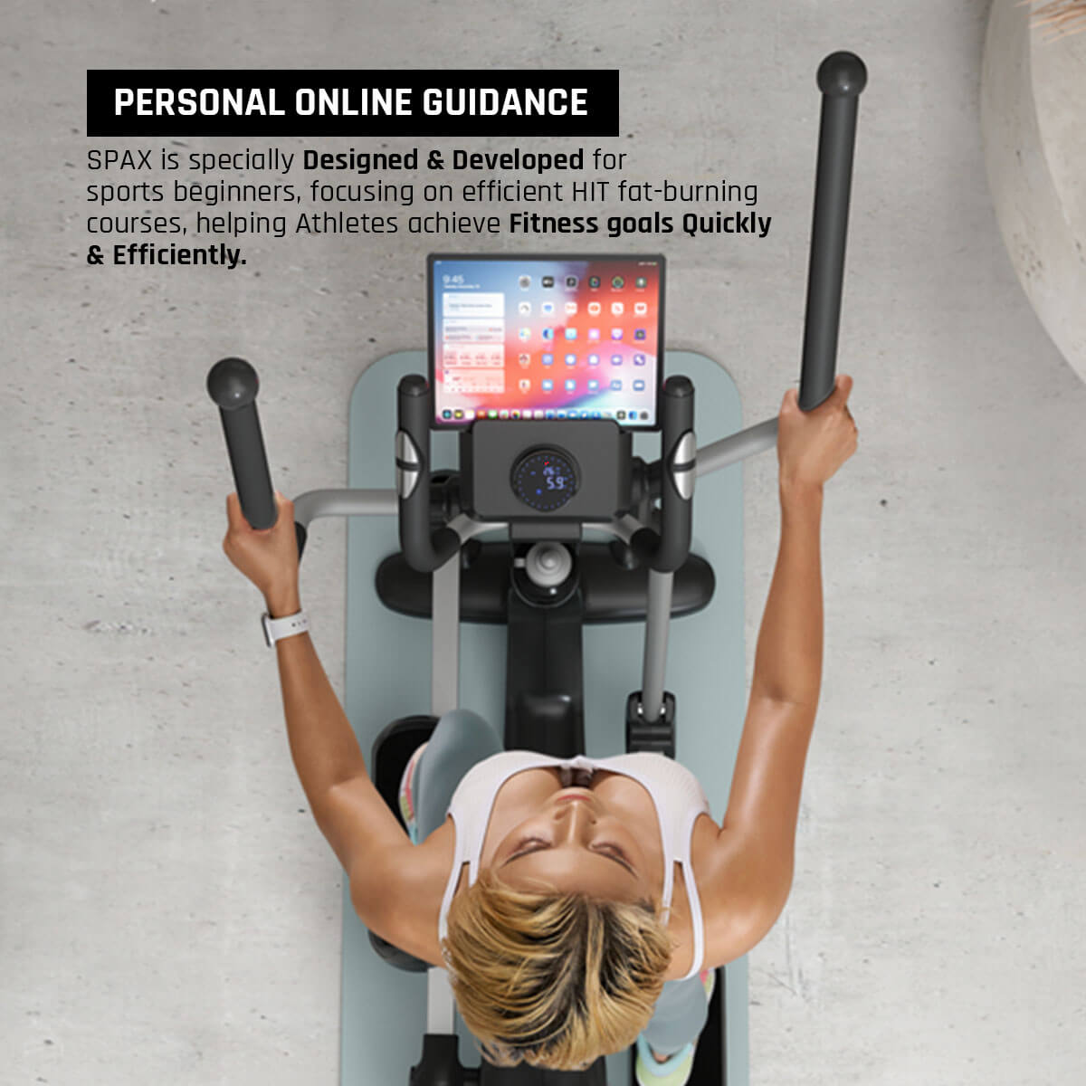 Buy Powermax Fitness EH-760 Elliptical Cross Trainer with Water Bottle Cage