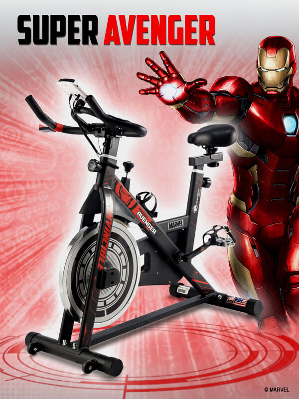 buy powermax x marvel mb-145 exercise spin bike for home use