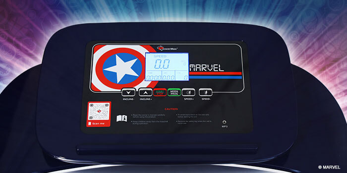 buy powermax x marvel mt-1a motorized treadmill with android & ios application