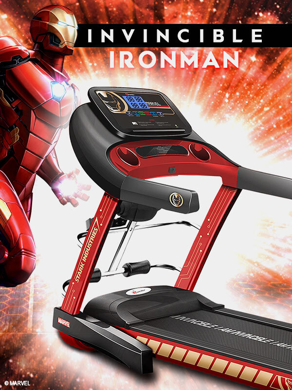 buy powermax x marvel mt-1m motorized treadmill with android & ios application