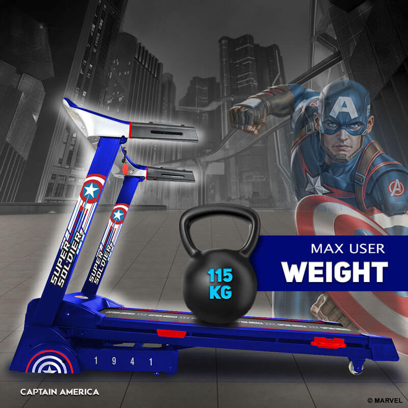 buy powermax x marvel mta-2300 motorized treadmill with semi-auto lubrication