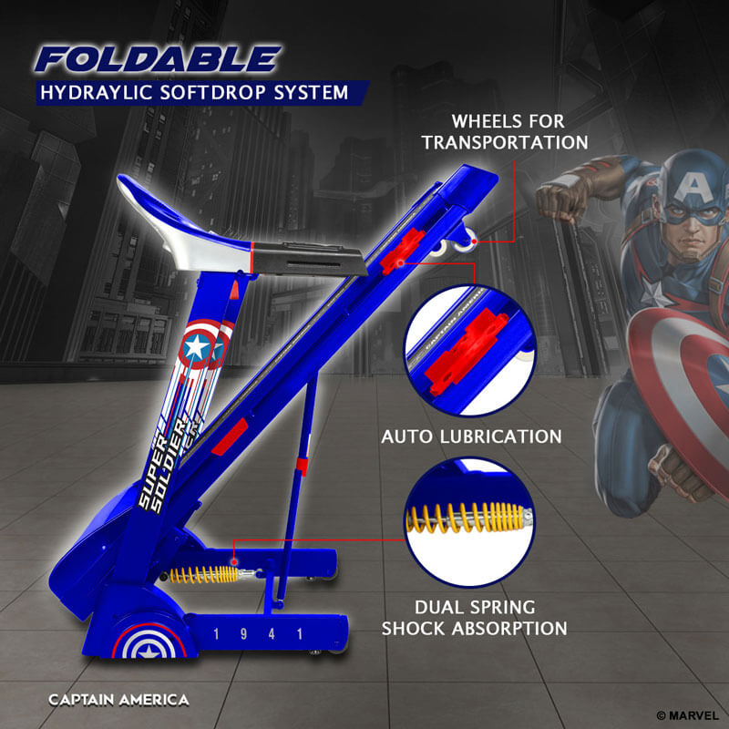 buy powermax x marvel mta-2300 motorized treadmill with semi-auto lubrication