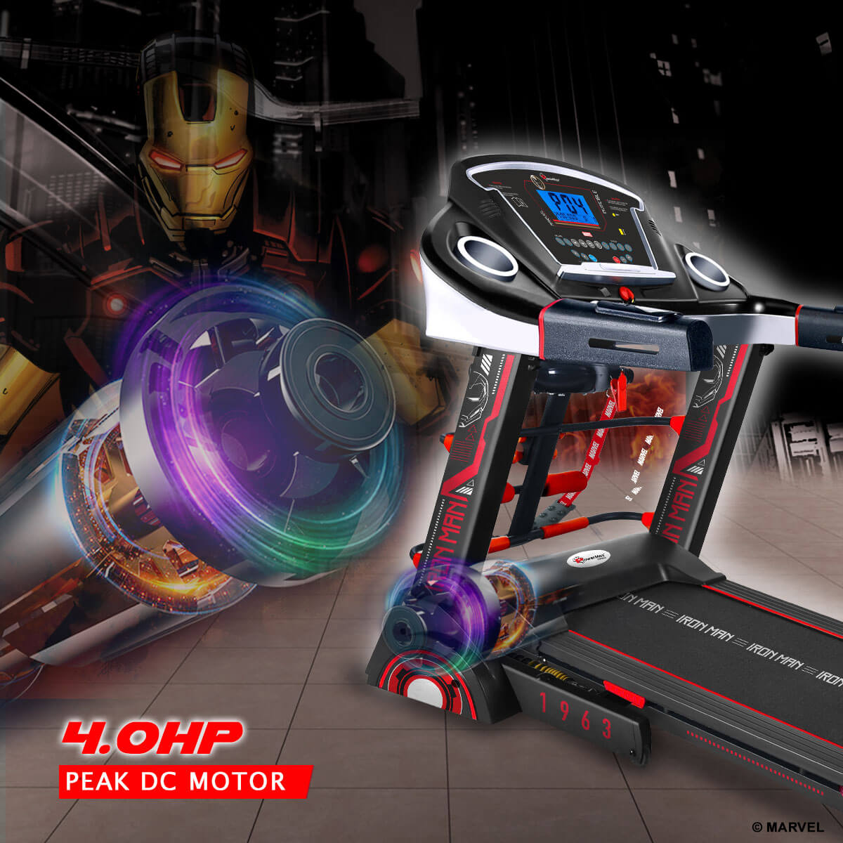 buy powermax x marvel mta-2300m multifunction treadmill with semi-auto lubrication