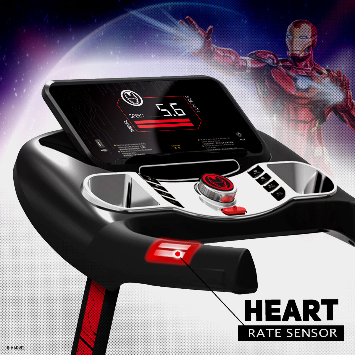 buy powermax x marvel mtm-2500 motorized treadmill with automatic lubrication and jumping wheels