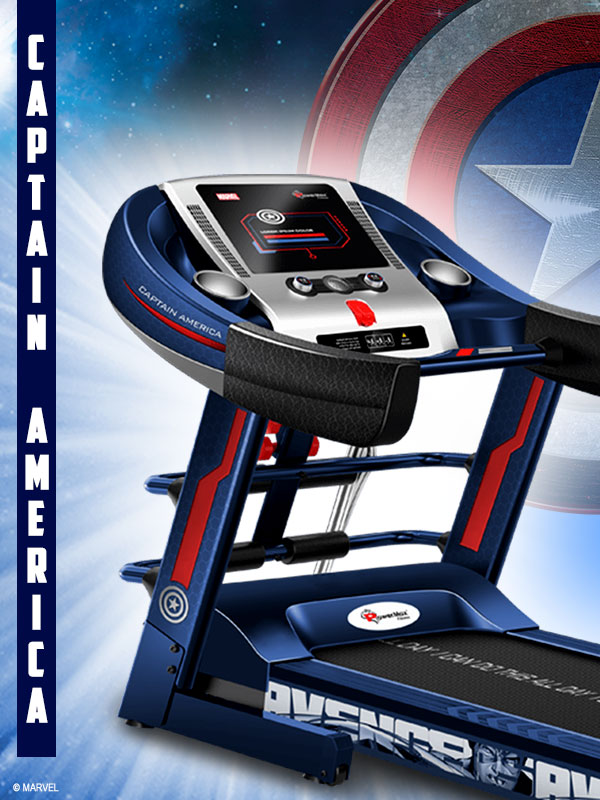 buy powermax x marvel mtm-1000m semi-auto lubrication multifunction treadmill