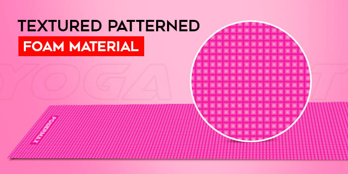 buy powermax 6mm thick premium exercise pink color yoga mat
