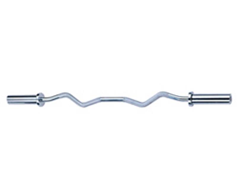 Olympic curl Bar Chrome