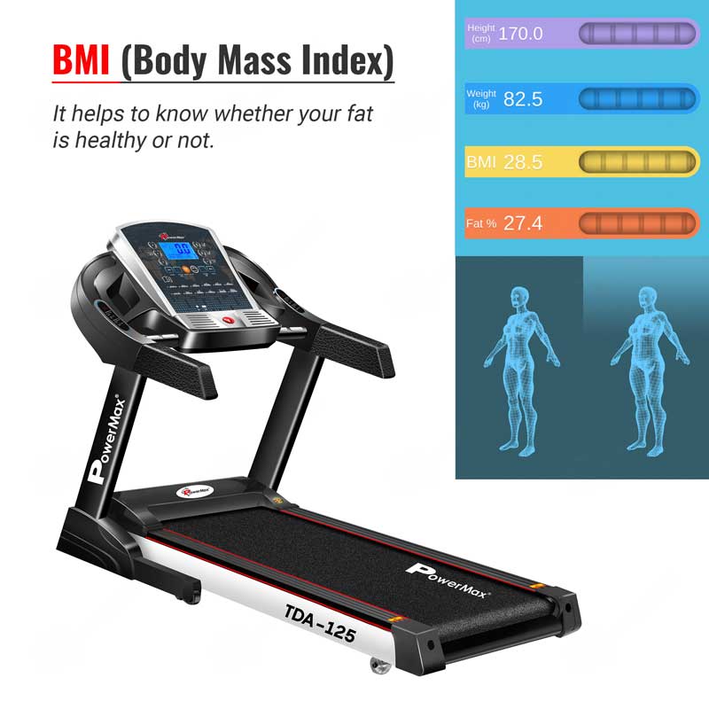 TDA-125 Motorised treadmill with auto lubricating