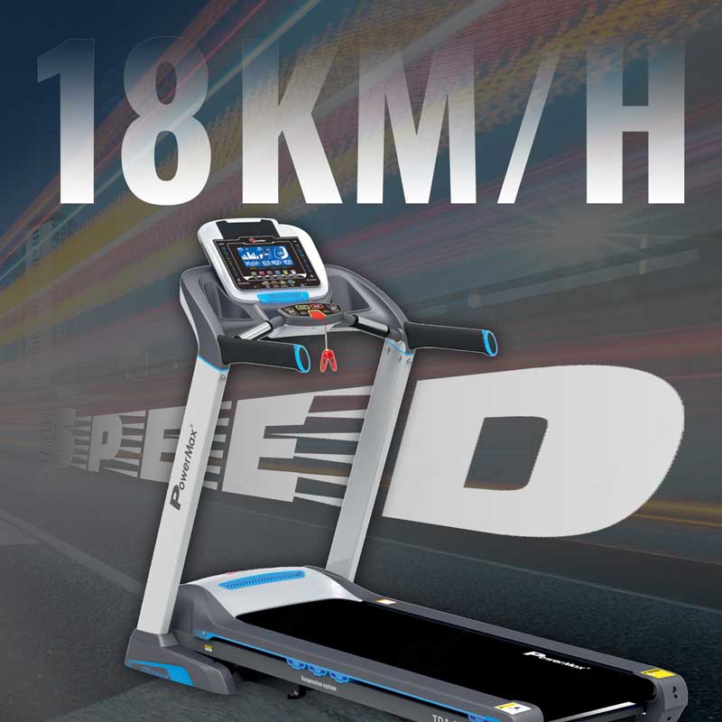 TDA-350 Motorised Treadmill with 400m Track UI