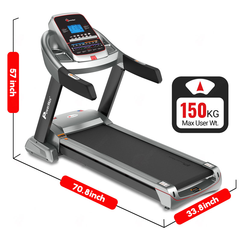 TAC-510 4.5HP AC Commercial Motor Treadmill with 7.1in LCD Display