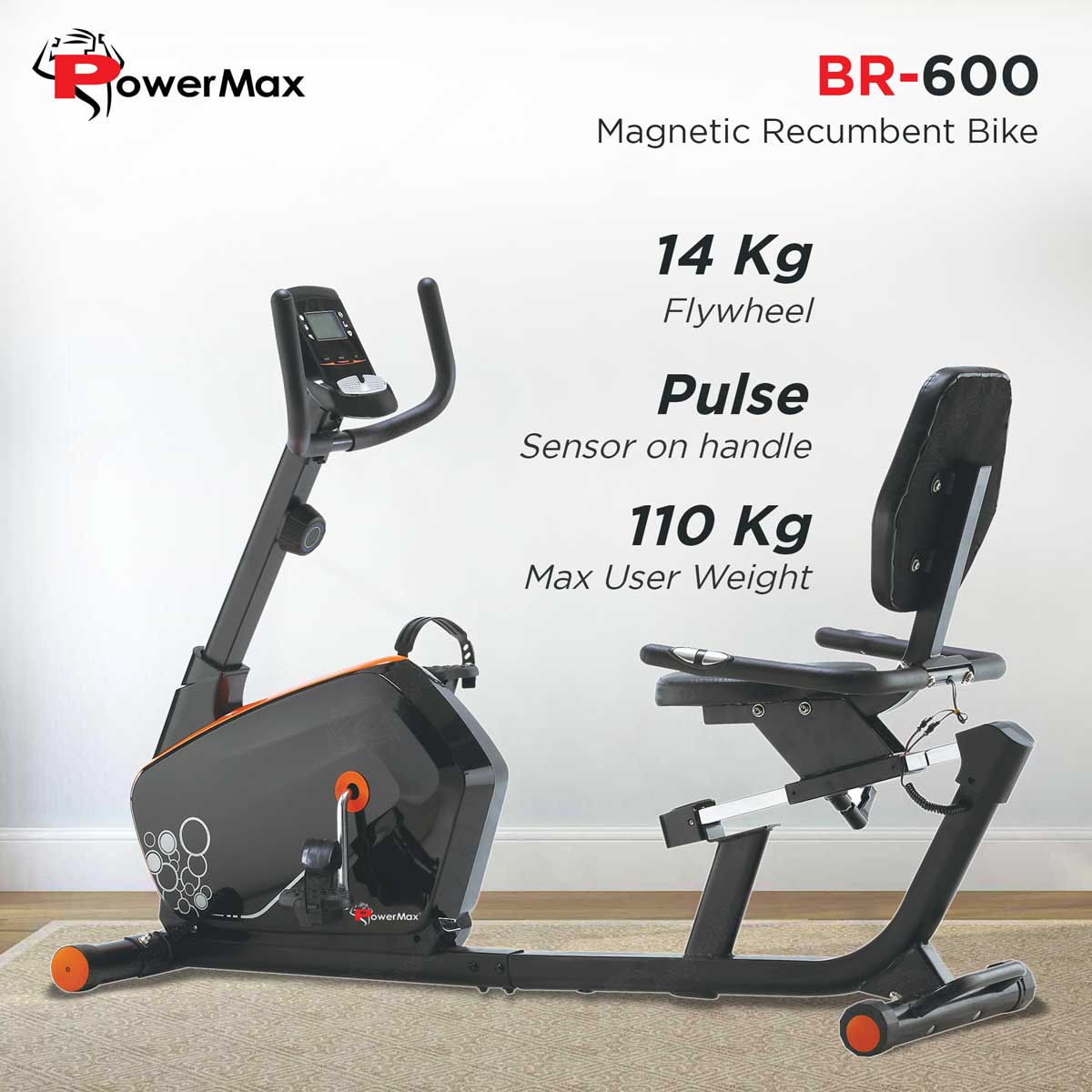 BR-600 Magnetic Recumbent Bike