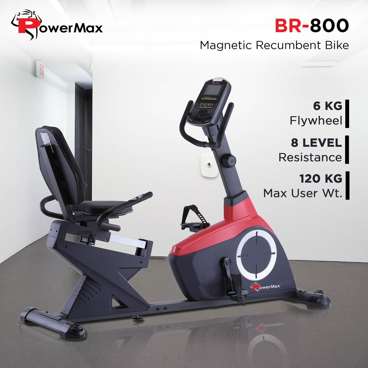 BR-800 Magnetic Recumbent Bike