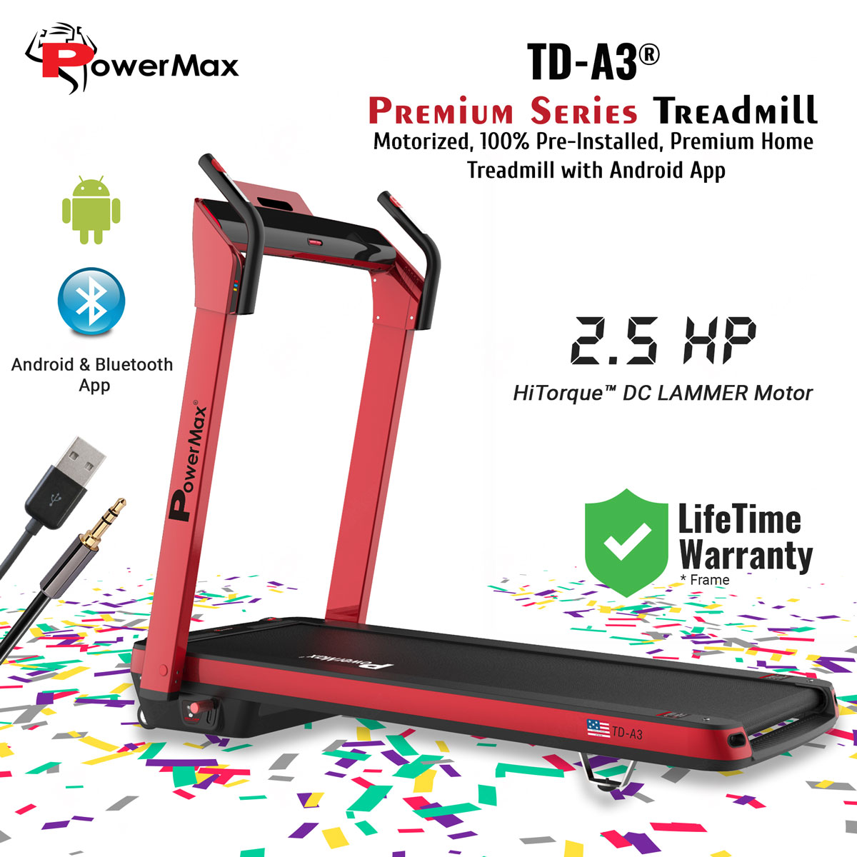 TD-A3 Premium Series Treadmill 