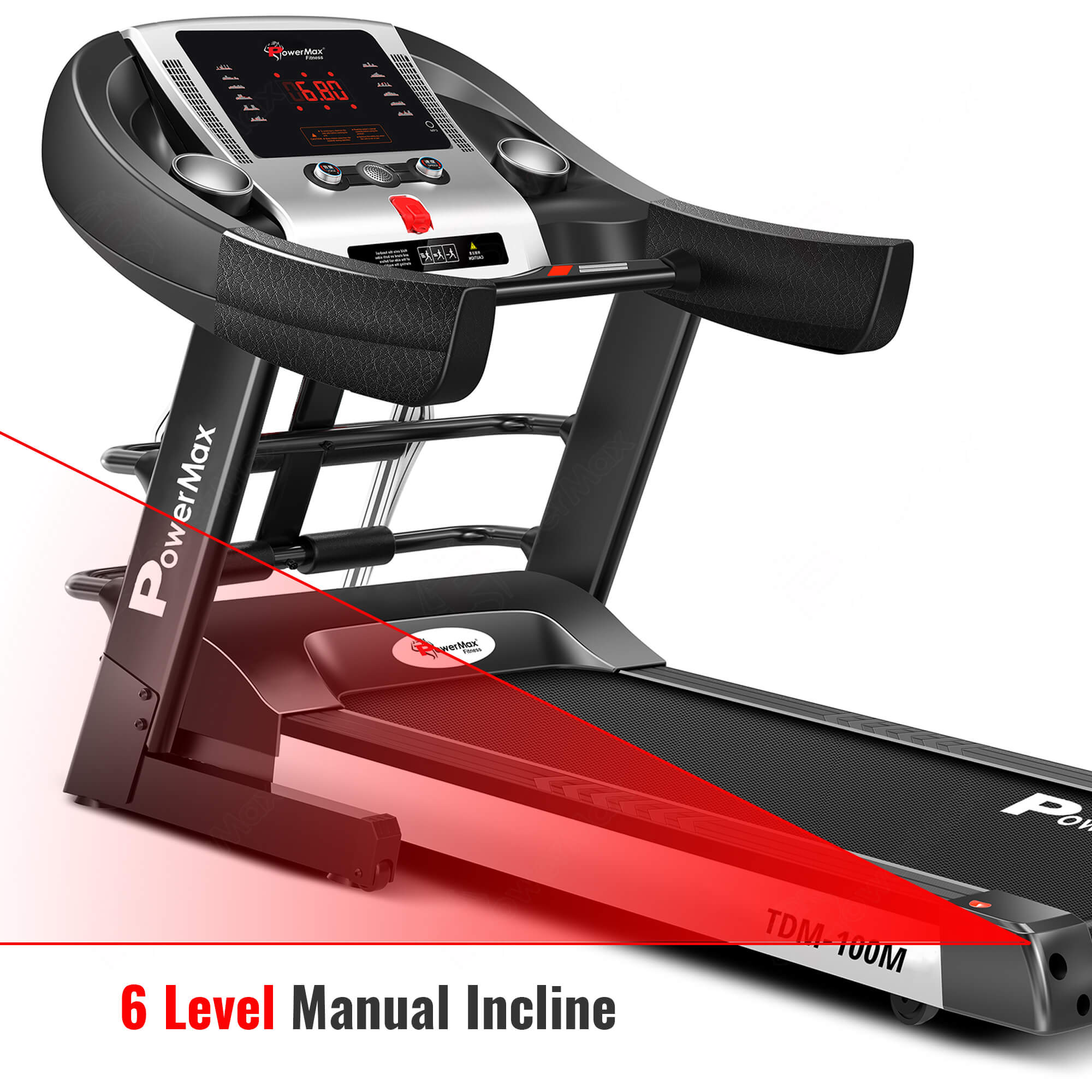 TDM-100M Semi-Auto Lubrication Multifunction Treadmill