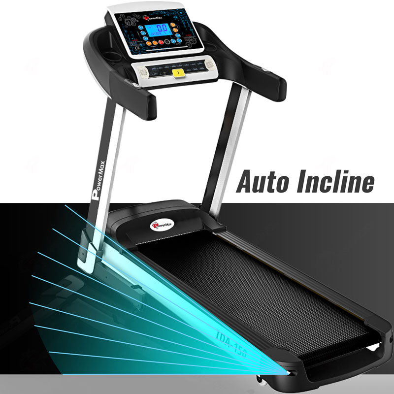 TDA-150 Auto Lubricating Treadmill with Auto Incline & Smart Run Function