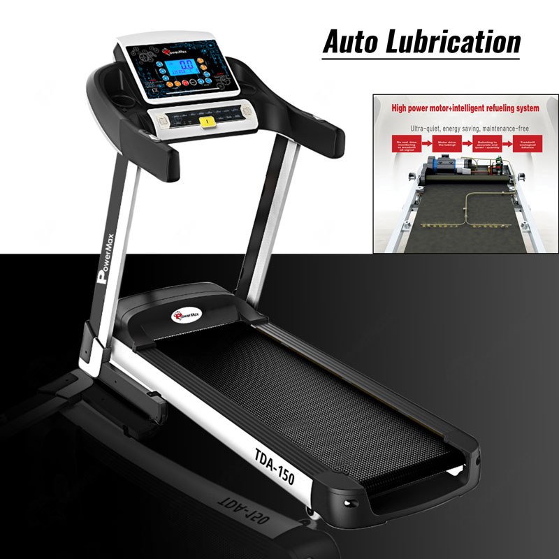 TDA-150 Auto Lubricating Treadmill with Auto Incline & Smart Run Function