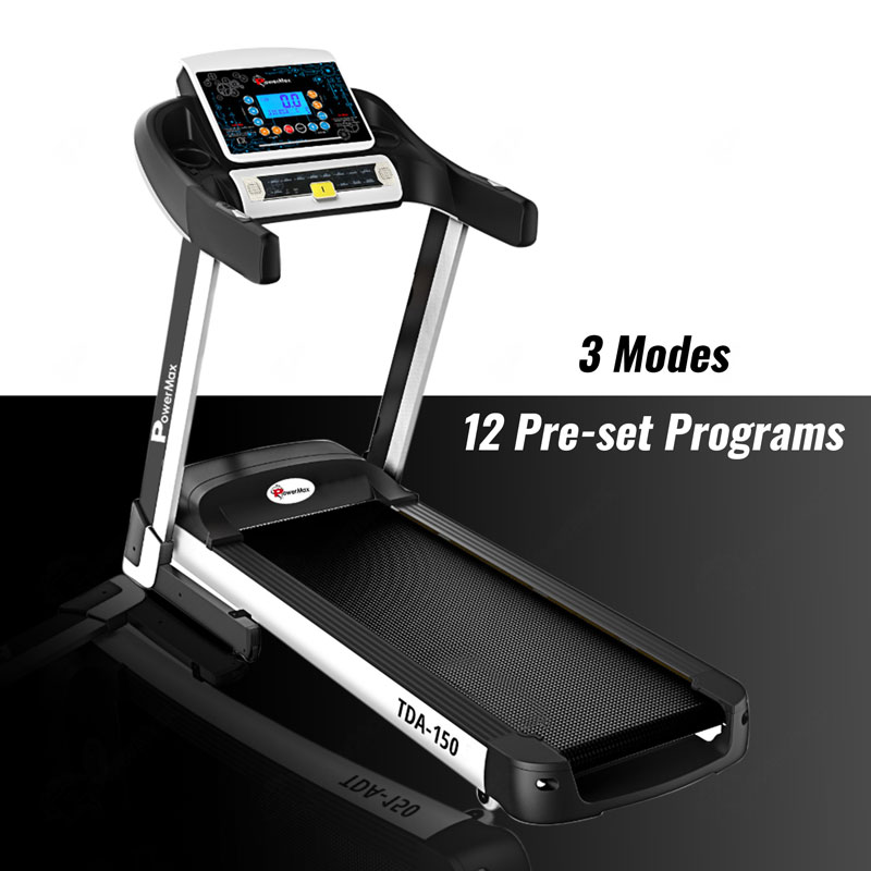 TDA-150 Auto Lubricating Treadmill with Auto Incline & Smart Run Function