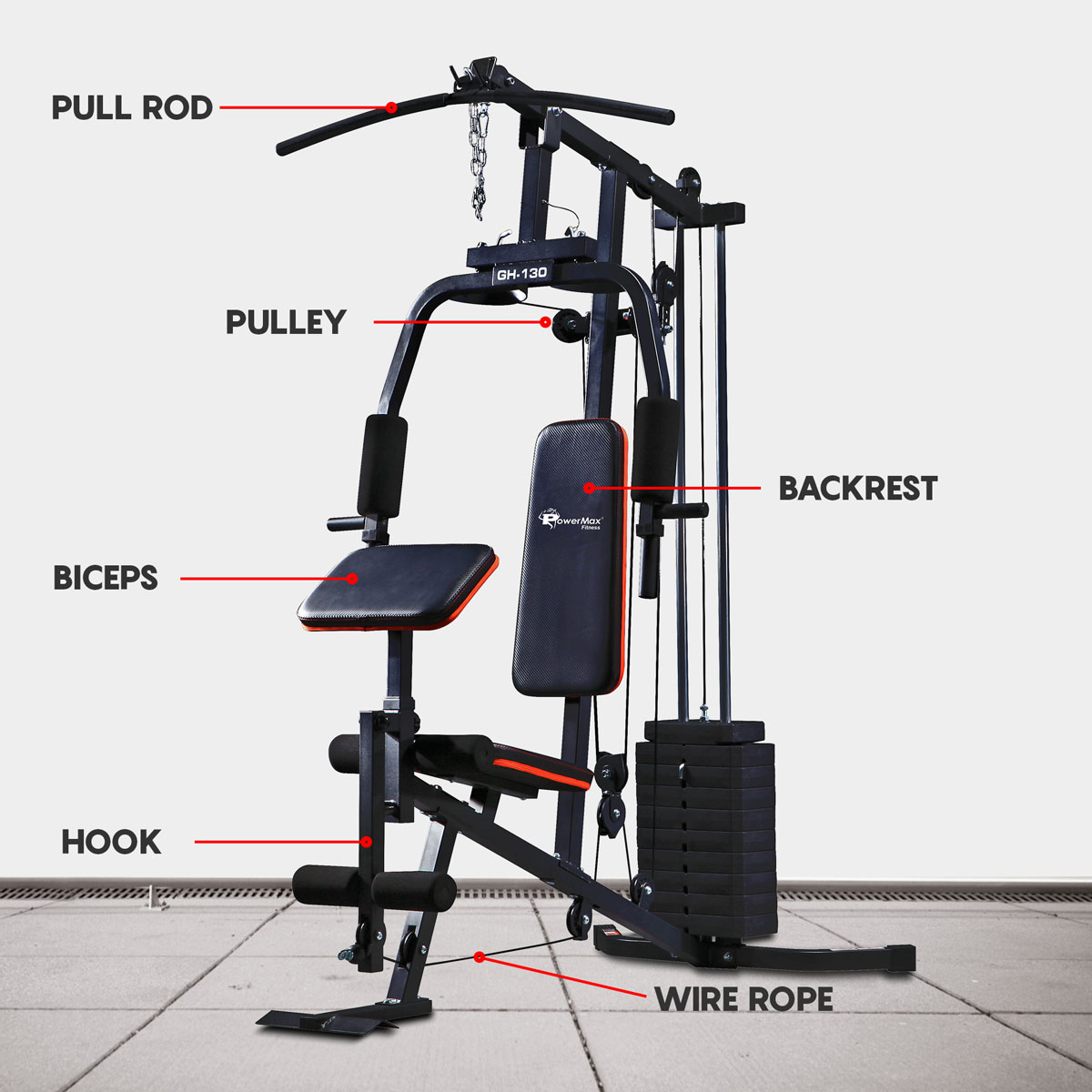 GH 130 Home Gym for Complete Workout