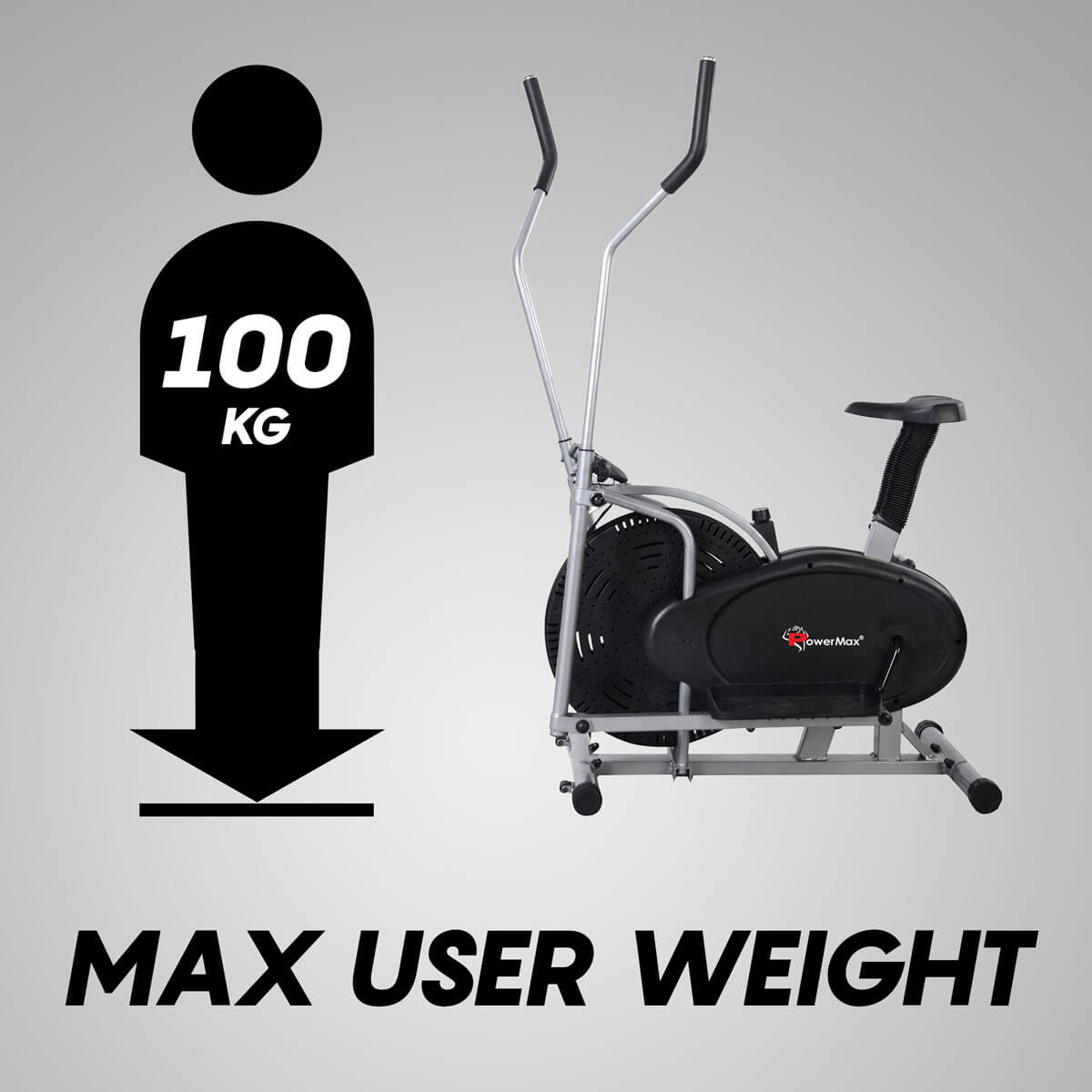 Elliptical cross trainer with hand pulse