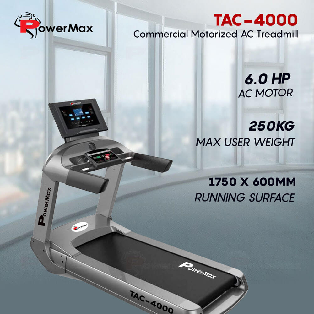 TAC-4000 Commercial Motorized AC Treadmill