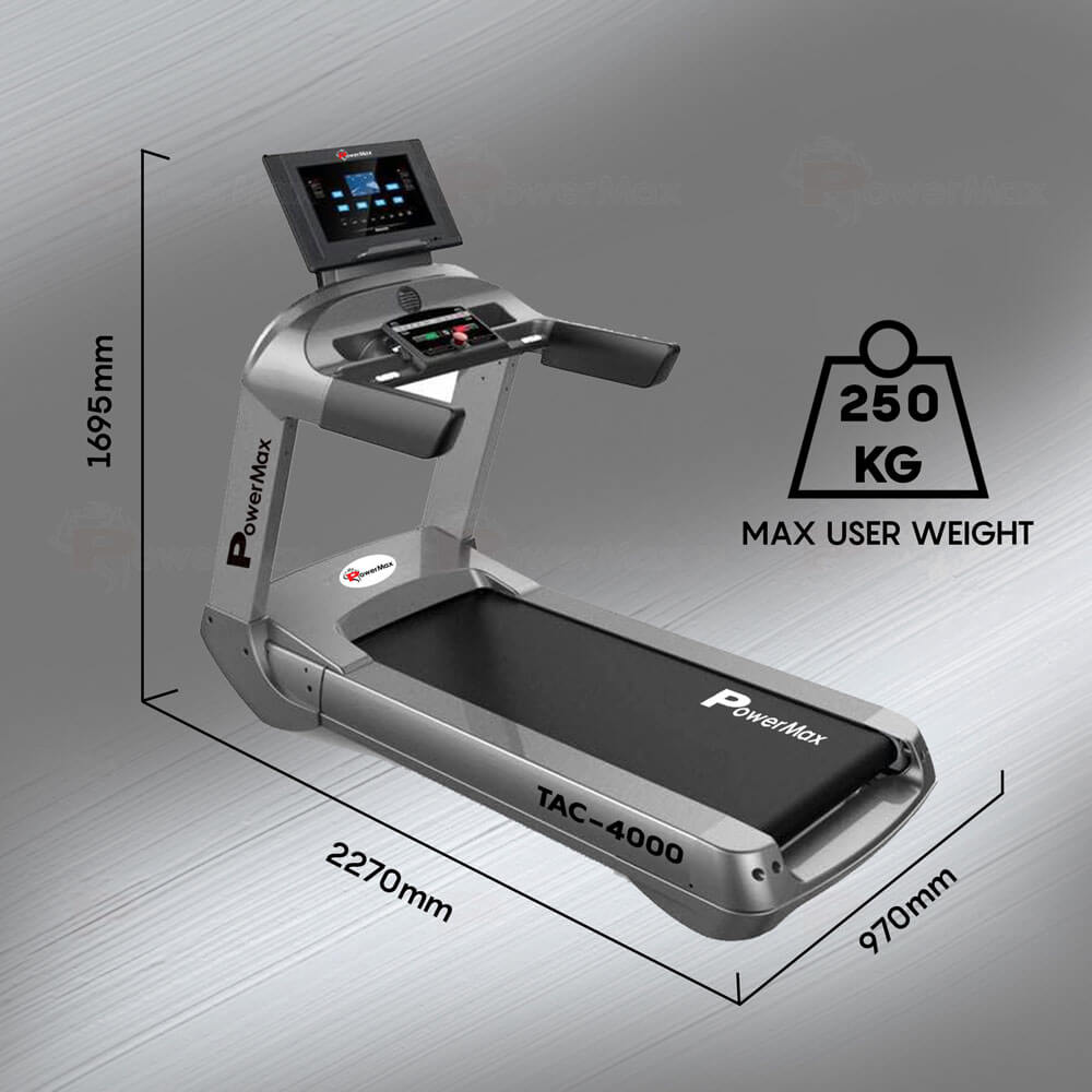 TAC-4000 Commercial Motorized AC Treadmill