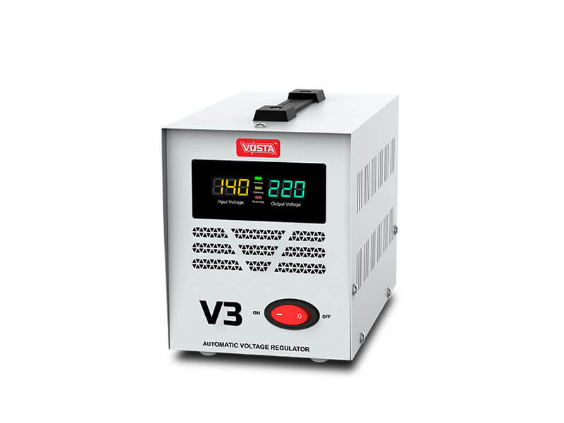 Vosta V3 Stabilizer -  Input: 140~260 VAC & Output: 220 VAC (±8%)