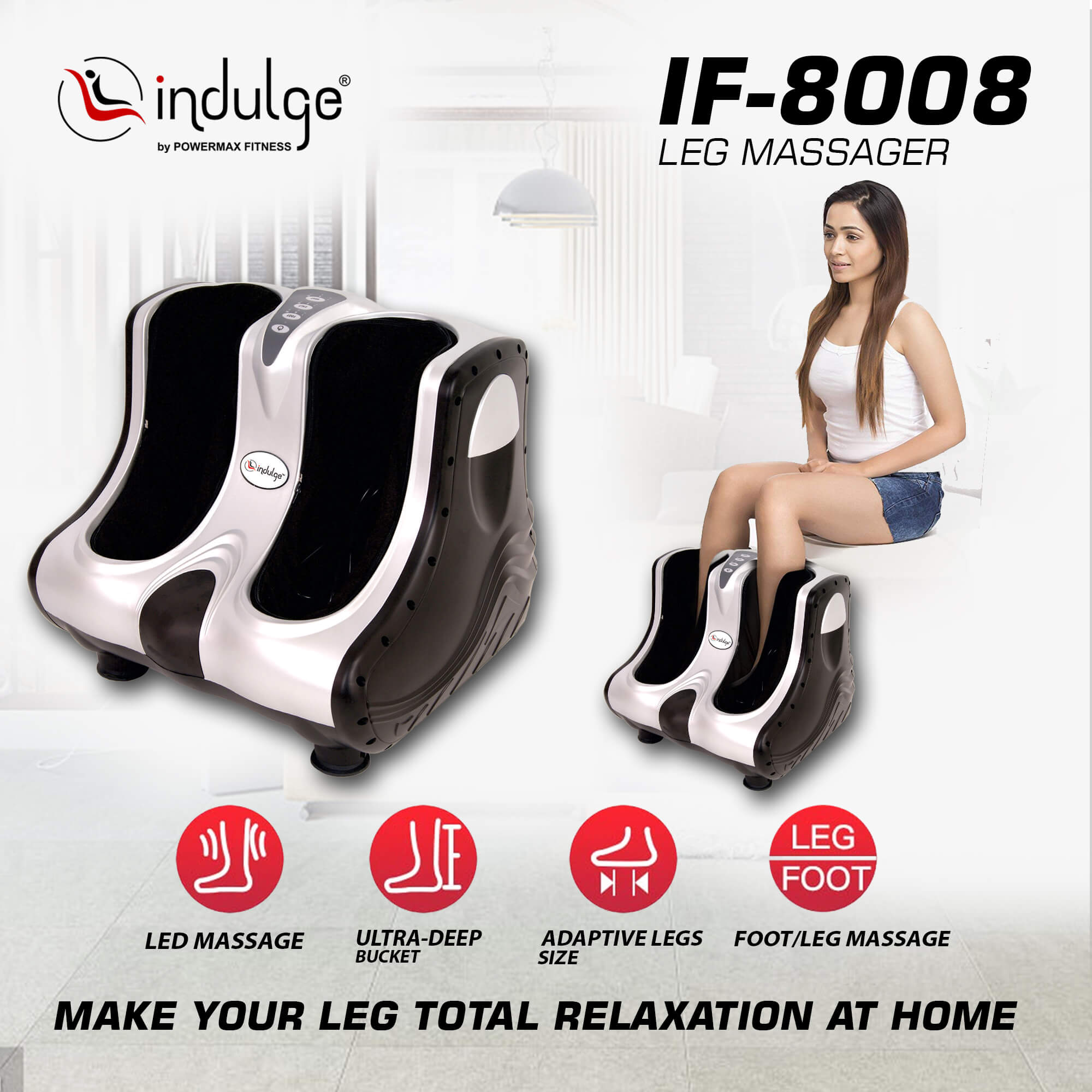 Indulge IF-8008 Leg Massager