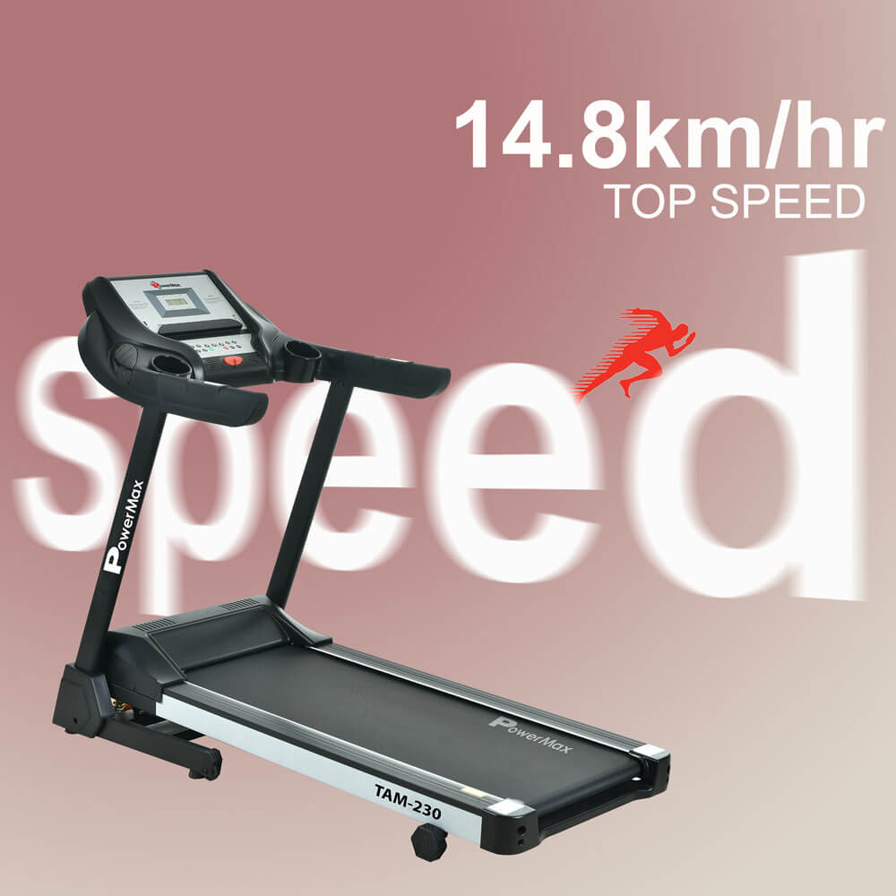 TAM-230 AC Motorized Treadmill with MP3 & iPad Holder