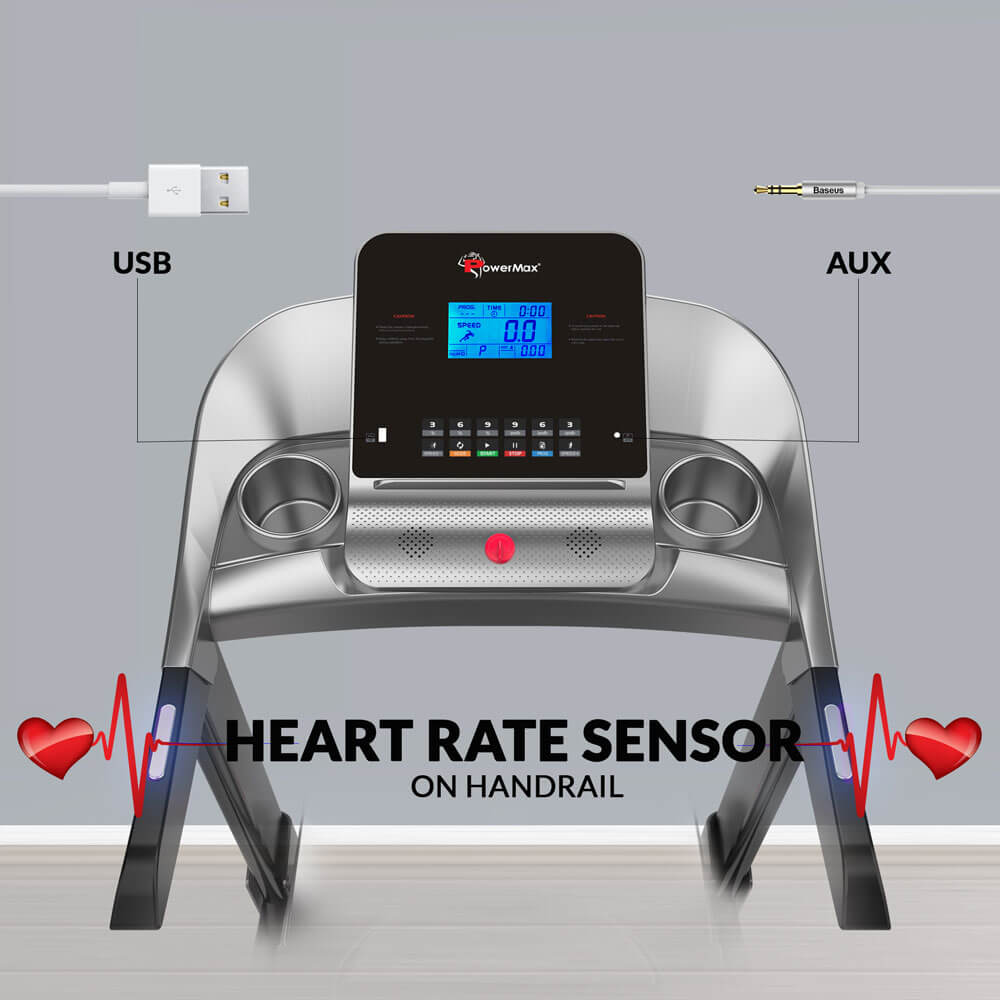 TAC-225 AC Motorized Treadmill with MP3 & iPad Holder