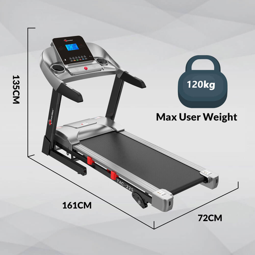 TAC-225 AC Motorized Treadmill with MP3 & iPad Holder