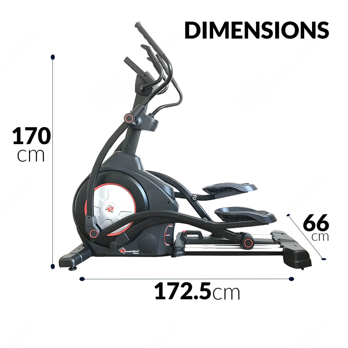 EC-1600 Commercial Elliptical Trainer with Incline