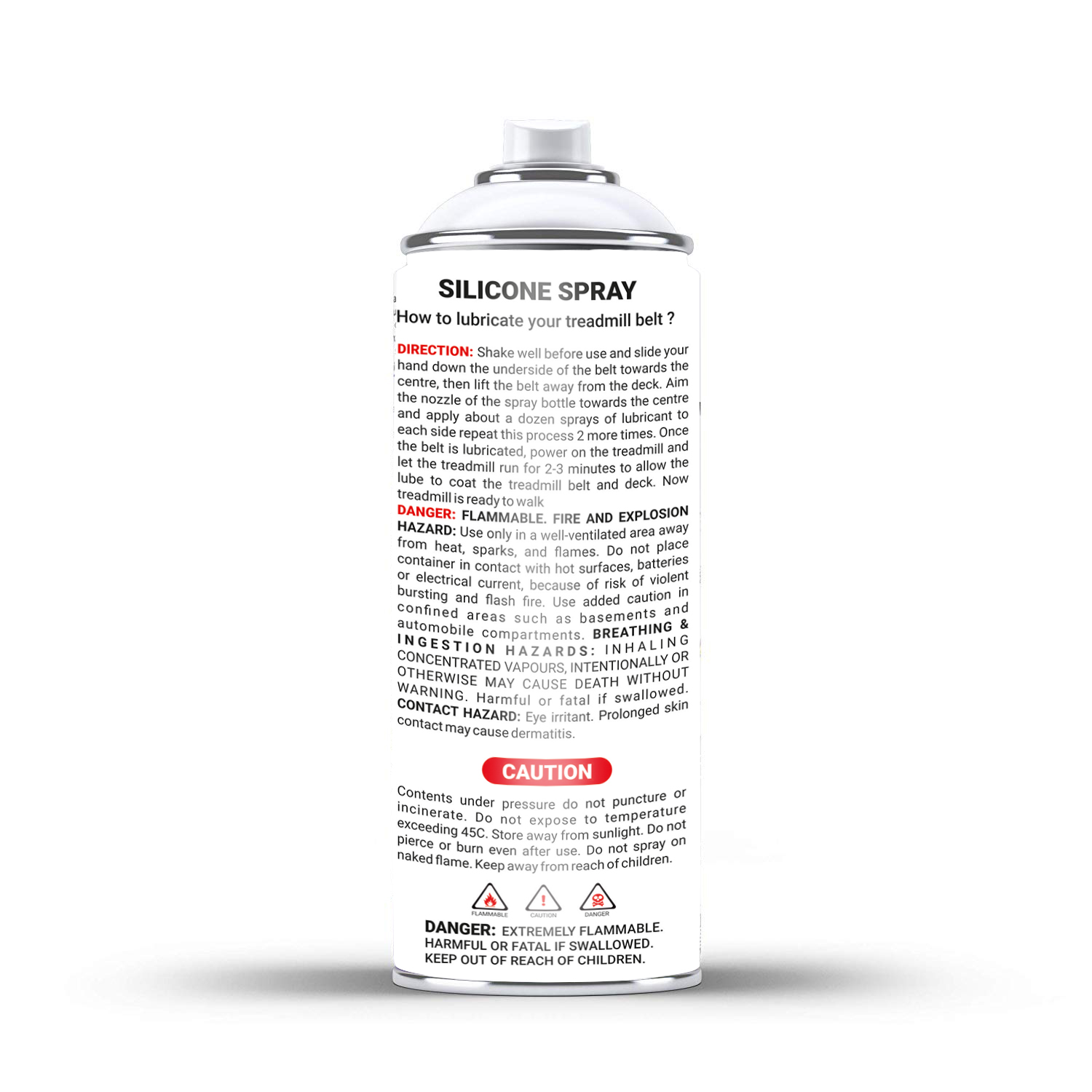 Silicone Oil Lubricant Spray for Treadmill, 500ml