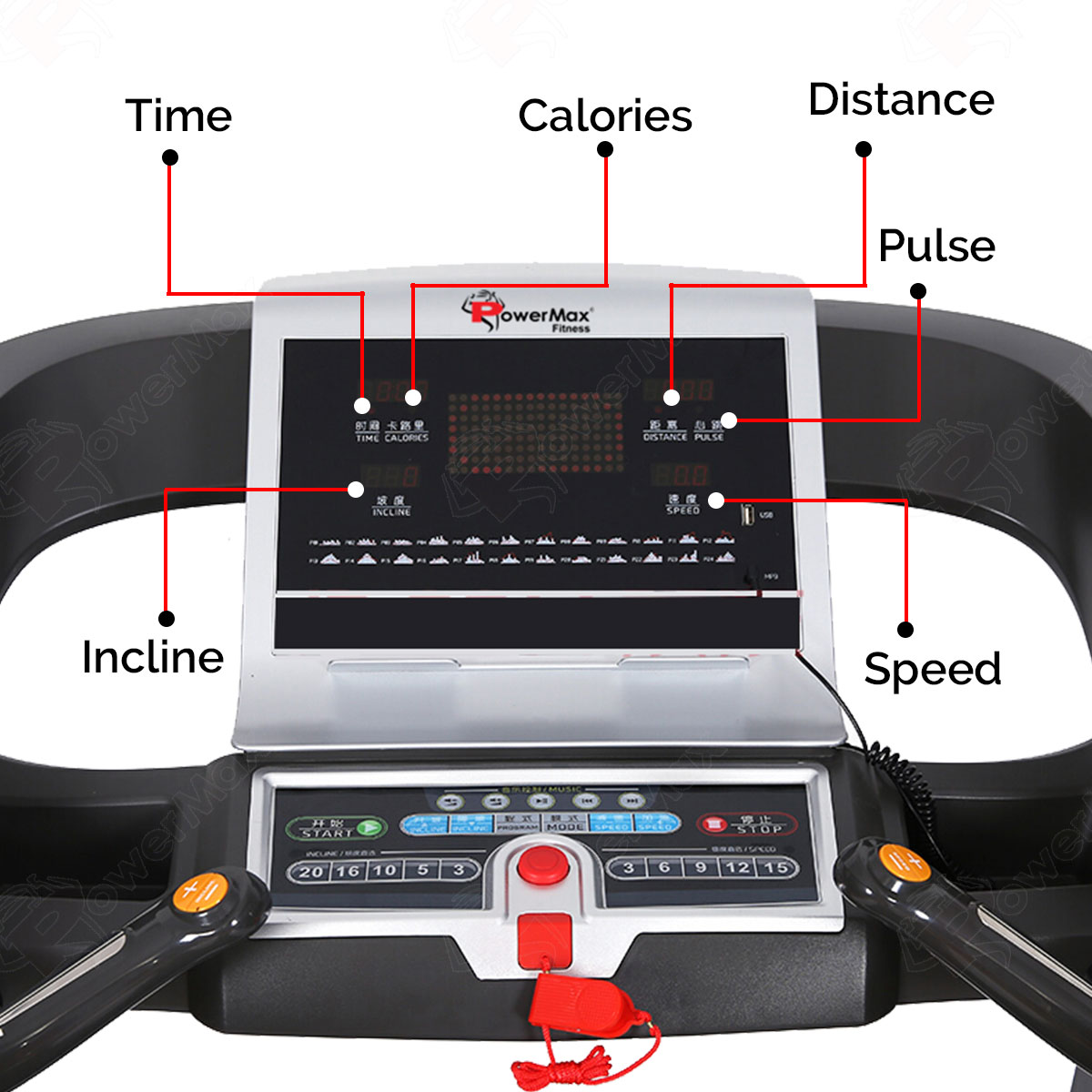 TA-C4 Commercial Motorized AC Treadmill