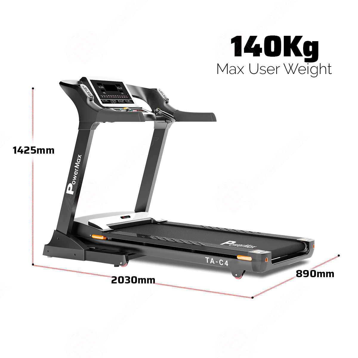 TA-C4 Commercial Motorized AC Treadmill