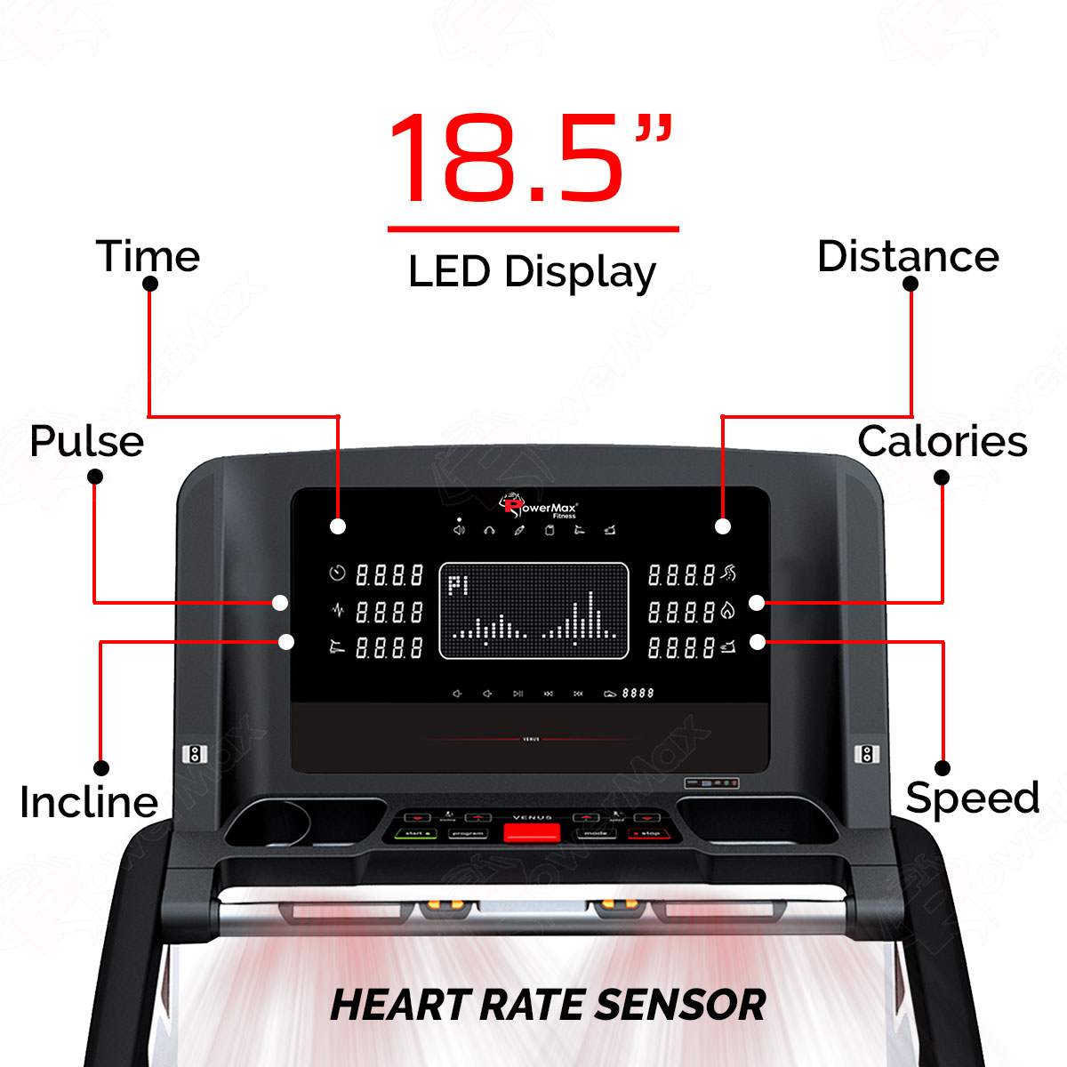 TA-C5 Commercial Motorized AC Treadmill