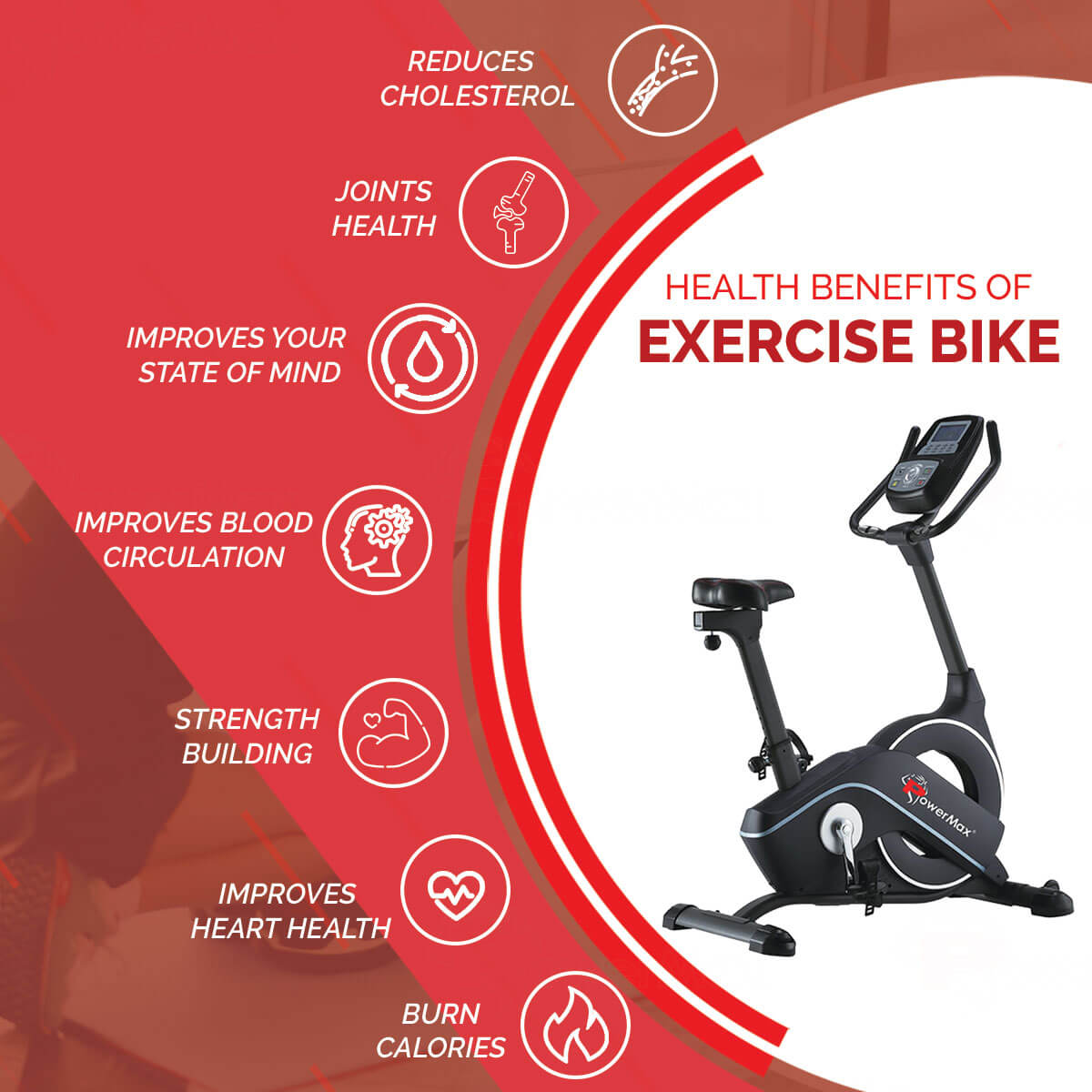 BU-900 Magnetic Upright Bike