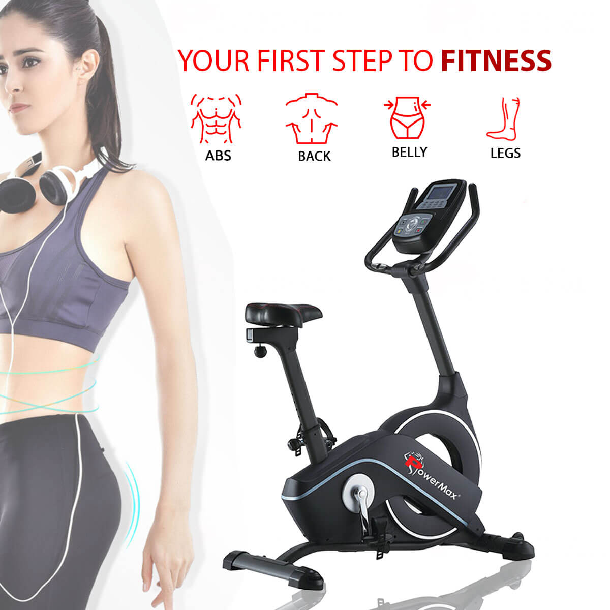 BU-900 Magnetic Upright Bike