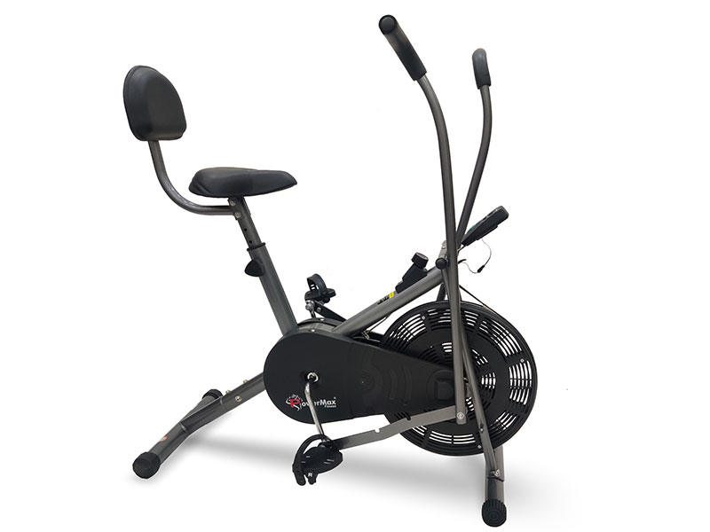 <b>BU-201</b> Dual Action Air Bike/Exercise Bike with Back Support