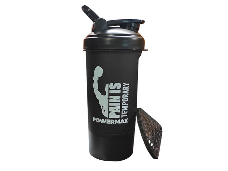 PSB-6S-B (600ml) Protein Shaker Bottle with Single Storage