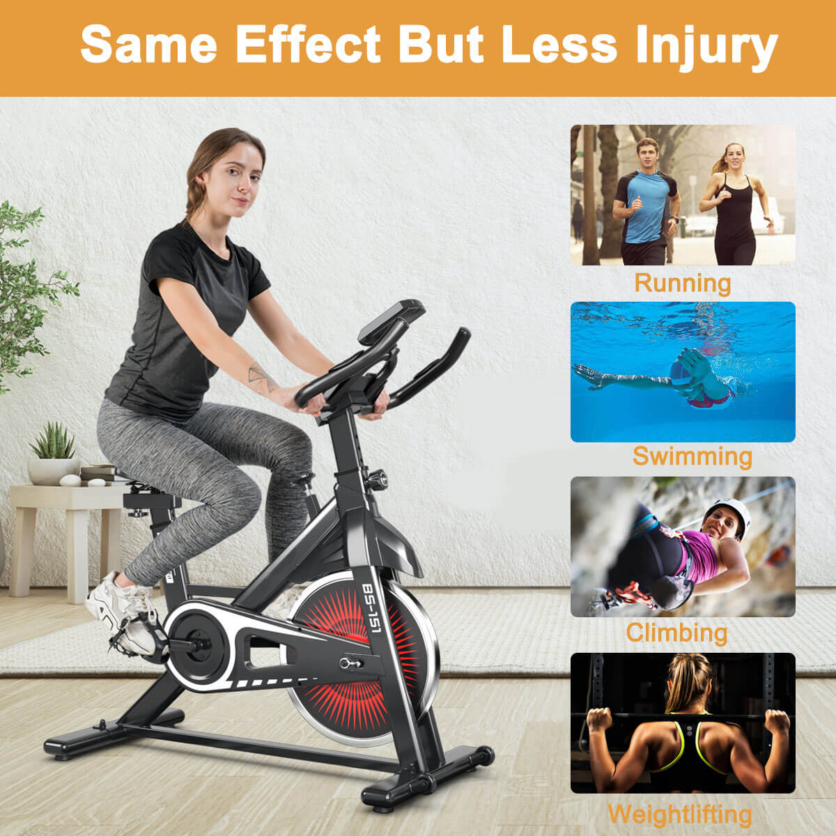 New BS-151 Home Use Group Bike/Spin Bike