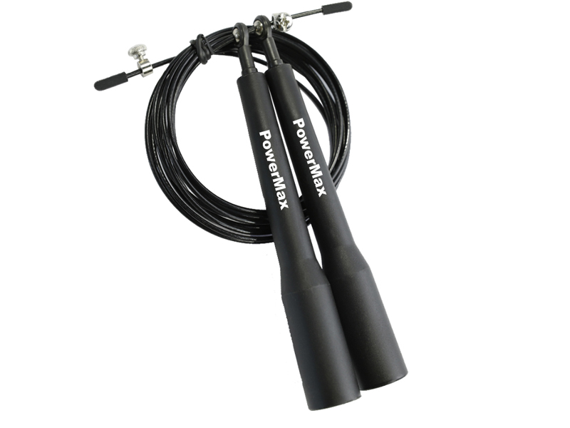JP-5 (Black)Exercise Speed Jump Rope With Adjustable Cable