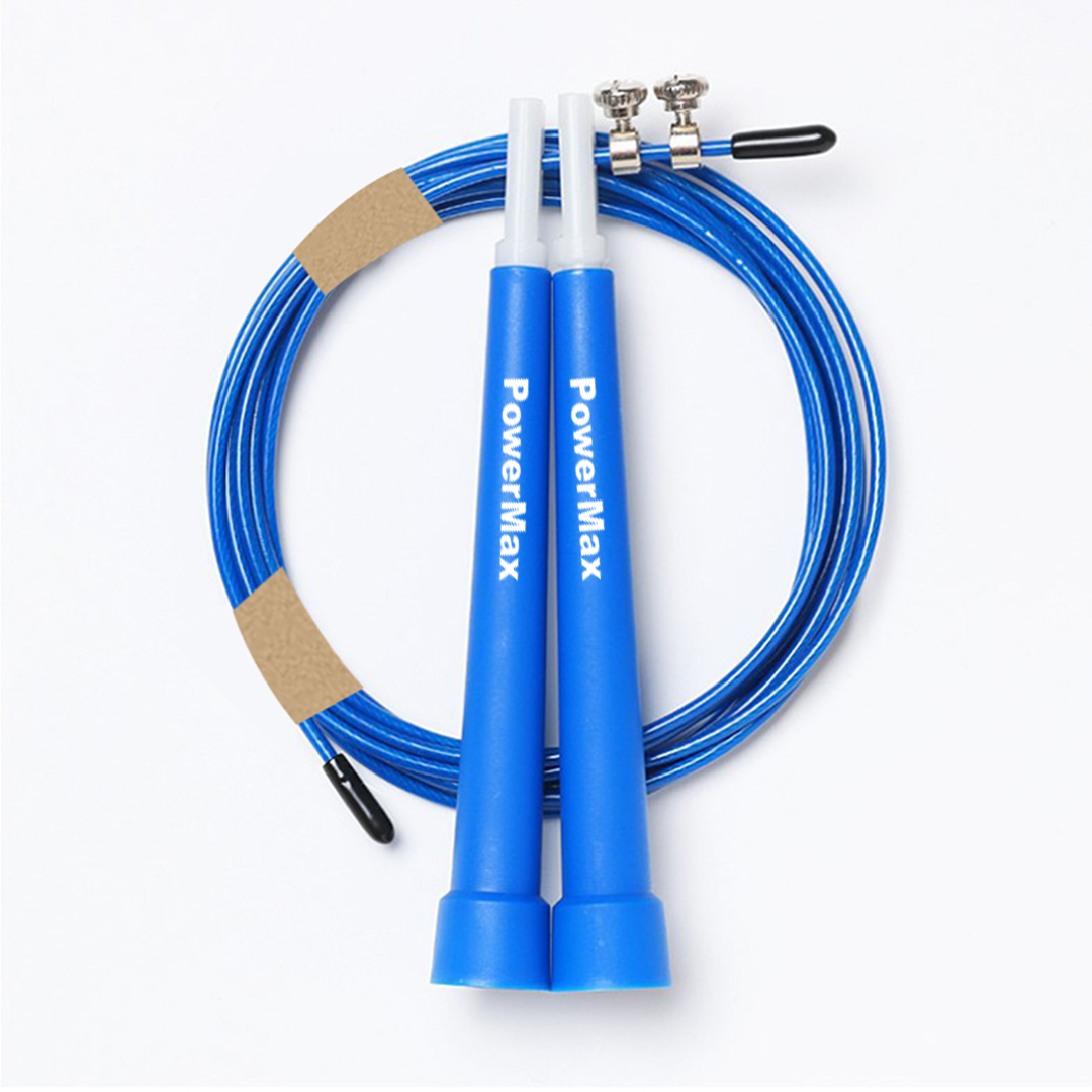 JP-2 (Blue) Exercise Speed Jump Rope With Adjustable Cable