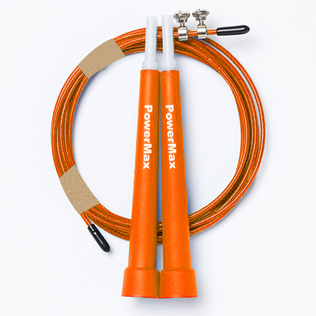 JP-2 (Orange)  Exercise Speed Jump Rope With Adjustable Cable