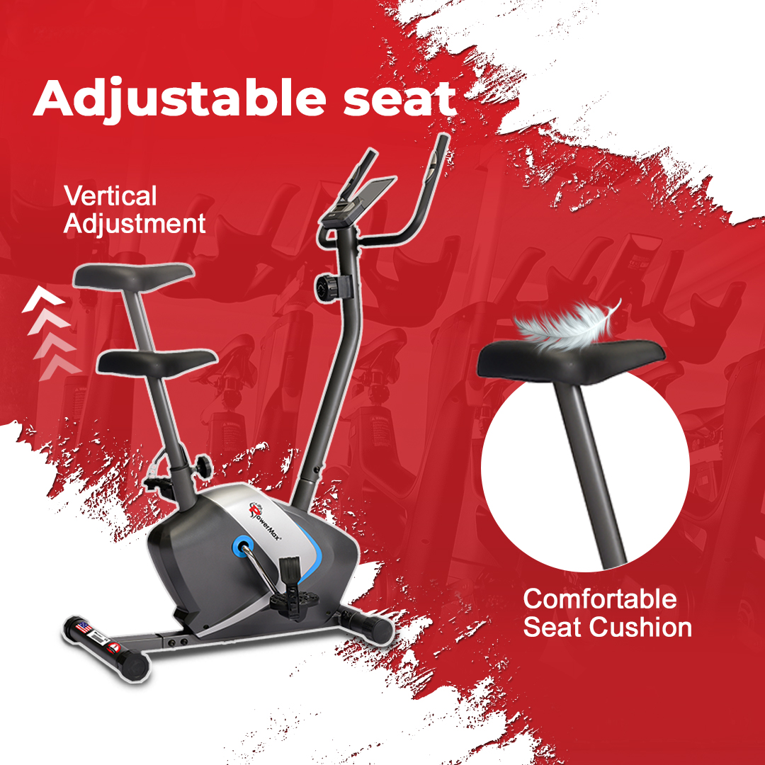 BU-350 Magnetic Upright Bike with iPad holder