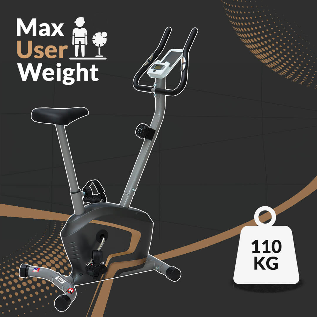 BU-400 Magnetic Upright Bike with iPad holder